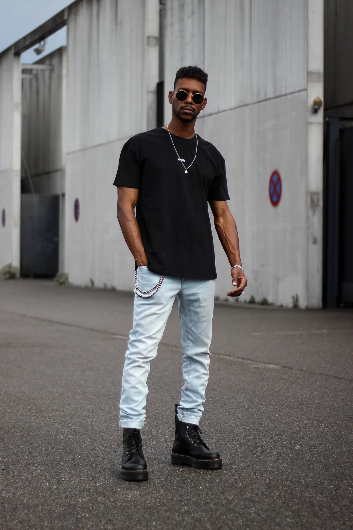 T-Shirt Native Basic Black