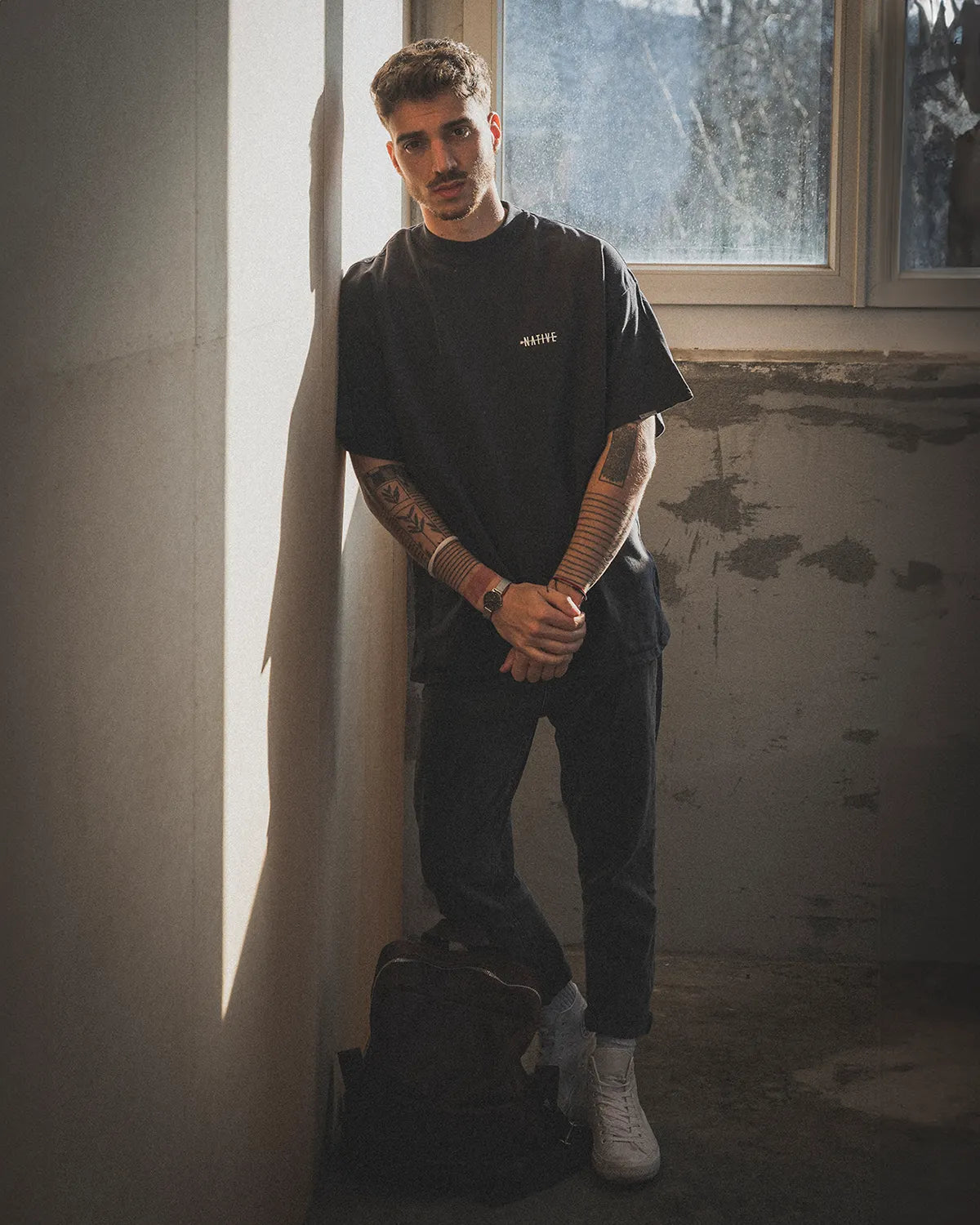 T-Shirt Essential Oversize Anthracite